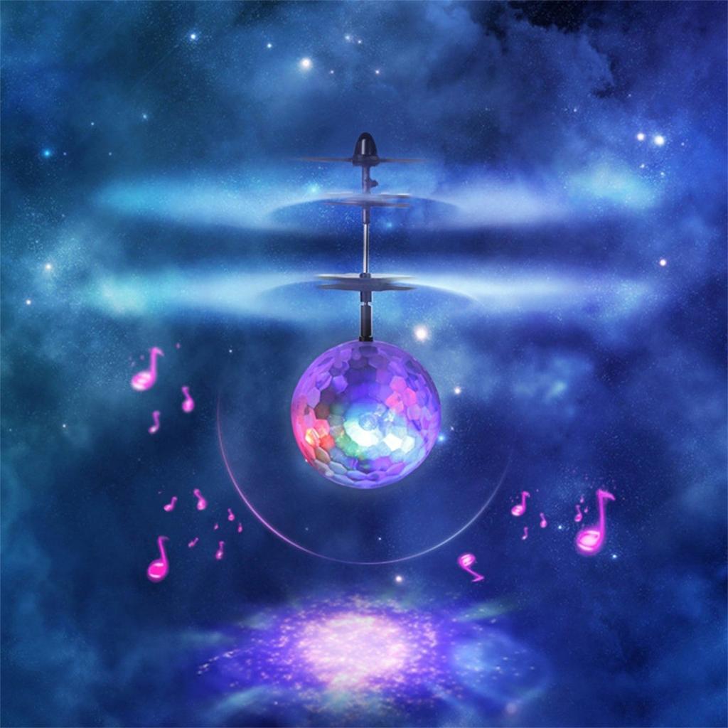 Bunter Flyings Toy Drone Helicopter Ball Eingebaute leuchtende LED für Kinder