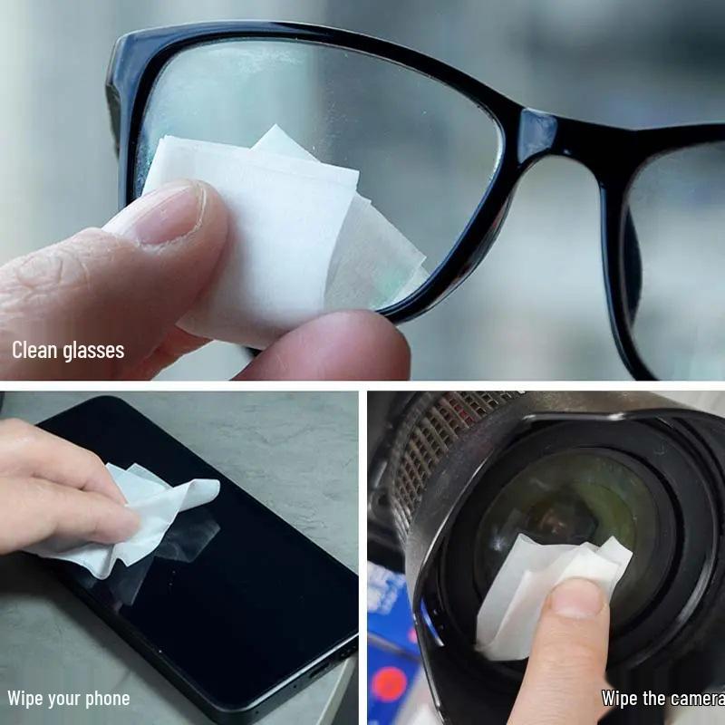 Disposable Anti-fog Glasses Wipes for Lens and Screen Cleaning