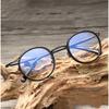 Retro Round Literary Eyeglass Frames Vintage Women Men Full Rim Glasses