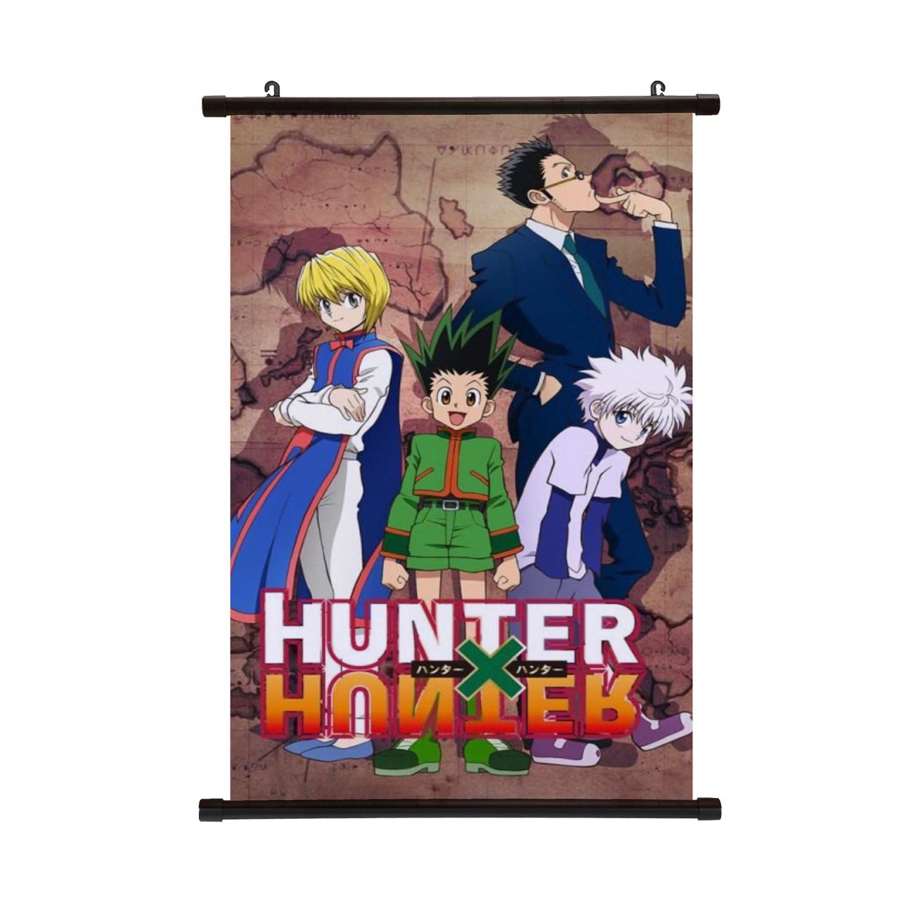 

HUNTER X HUNTER Картина Свиток Постер Гон Фрикс Киллуа Хисока Домашний Декор Подвесная Картина Мальчики Девочки Свиток Постер 30*45cm белый