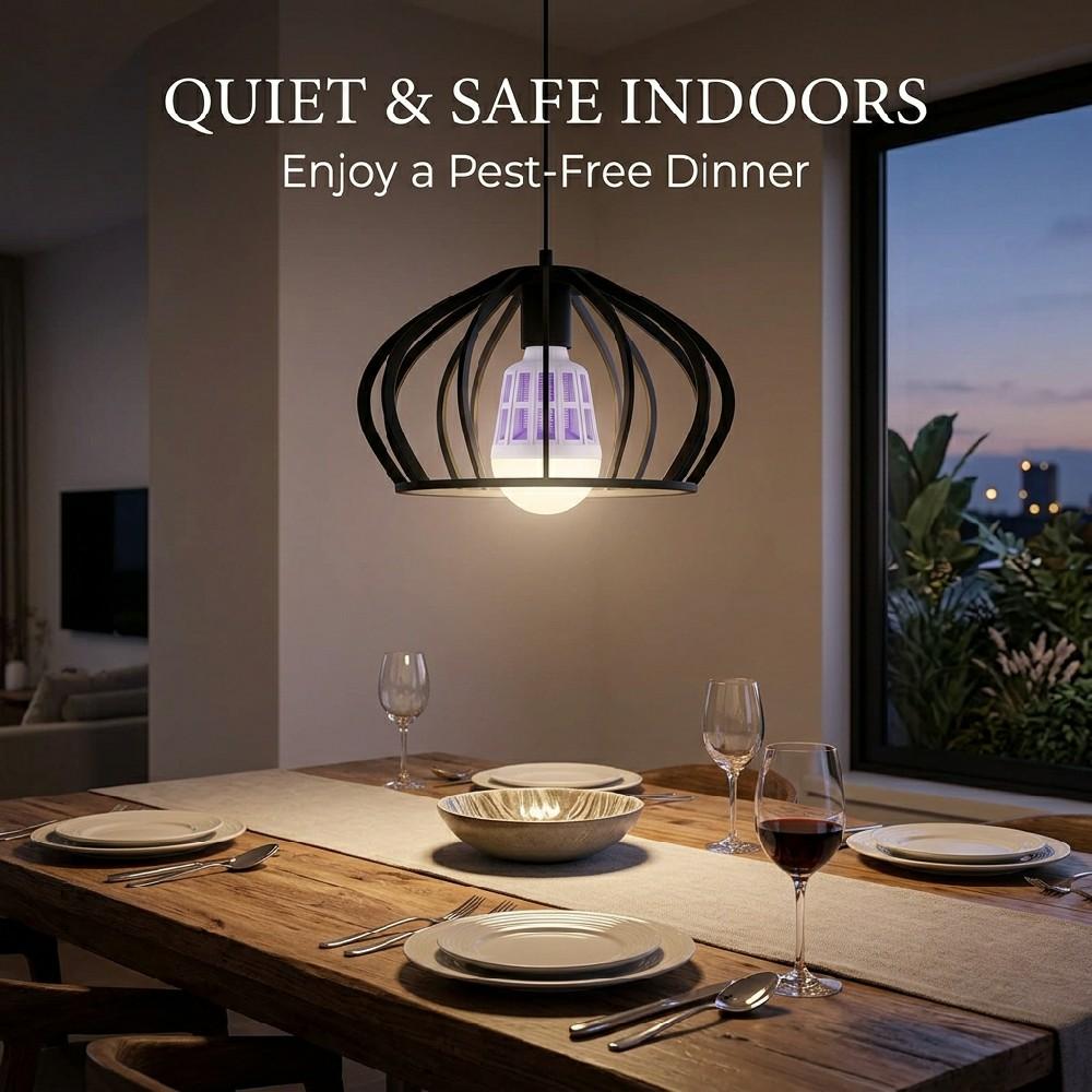 5/3/1PCS Electric Mosquito Lamp Mosquito Lure Lighting Indoor and Outdoor Universal E27 Screw Multi Functional Light Bulb