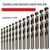 Cobalt Stainless Steel Twist Drill Bit Set for Metal, Aluminum, and Angle Iron