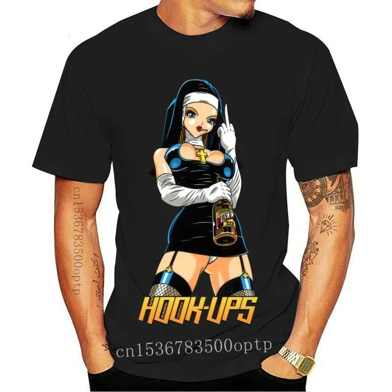 

Новая футболка Hook Ups Sexy A Nun 2021 для мужчин S,M,L,Xl,2Xl США 2021 Тренды Футболка#Цвет(1) XXXXXL