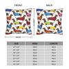 Dachshund Dogs in winter Pillow Cover  Cute Funny Pillow Case For Living Room Sofa Custom Cushion Cover Gift
