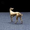 Handmade Copper Zodiac Dog Crafts Dog Miniatures Vintage   Home