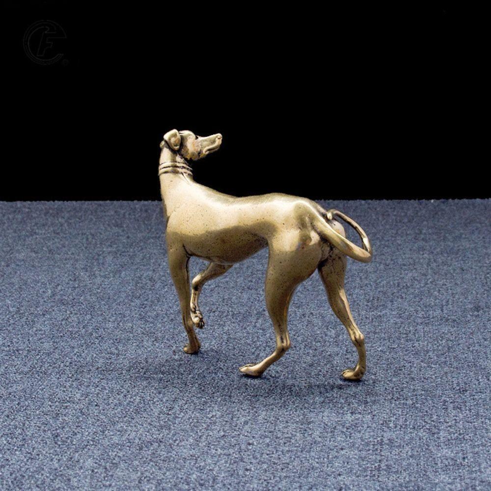 Handmade Copper Zodiac Dog Crafts Dog Miniatures Vintage Home