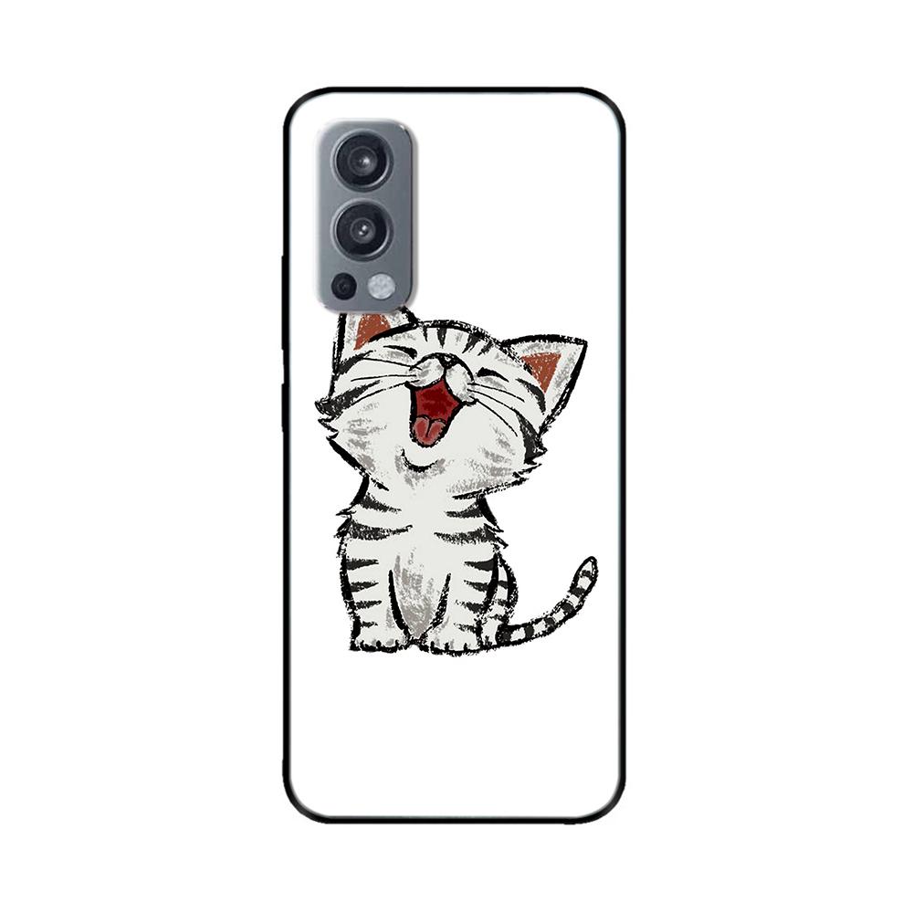 Für OnePlus Nord 2 5G Hülle Nord2 Bumper 6,43 Zoll Weiche TPU Silikon Hülle für One Plus Nord 2 5G Case Cartoon Rückseite Hülle