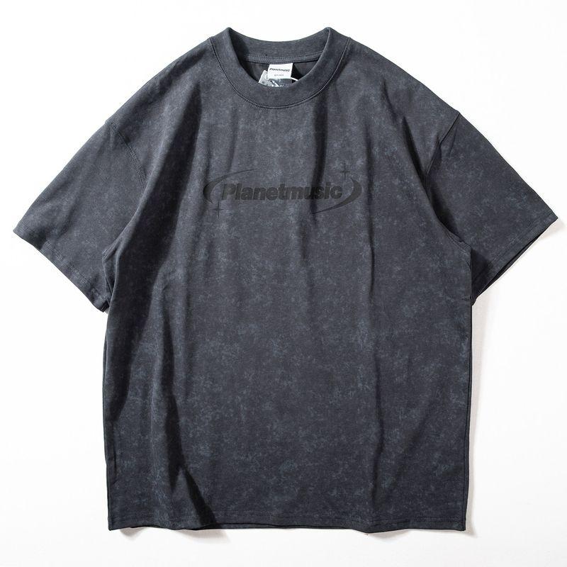 Short-Sleeved T-Shirt for Men, Summer New Style, American Retro Trendy Brand, Tie-Dye, Distressed Letter Print, Loose Wide-Fit Top