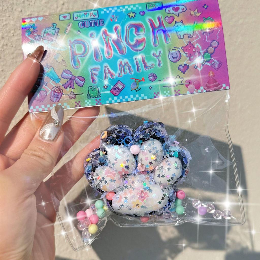 Super Soft Plush Cat Claw Blind Bag: Music Pinch Decompression Toy