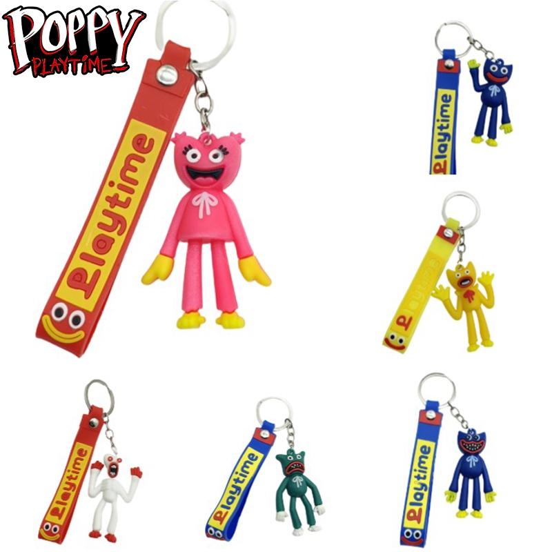 Cute Poppy Playtime Keychain Toy Huggy Wuggy Doll Pendant Bag Charm For Kids