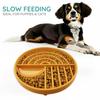 Dog Cat Pet Slow Food Bowl Cat Anti-Knockover Anti-Slip Food Bowl Puppy Anti-Choking Silicone Feeder Toy Food Plate Pet Supplies