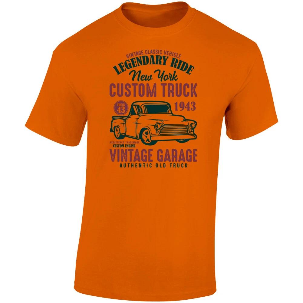 New York Custom Truck Legendary Ride Vintage Garage Gift T Shirt 4XL