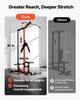 LAT Pull Down Machine, 3-in-1 Row Cable Machine, Cable Machines Home Gym with 3-Level Adjustable Seat, 4-Level Adjustable Foam Roller, Load 181kg Lat