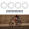 4PCS Brake Gasket Spacer Set for Electric Scooter and E Bike 6 Holes Disc Washer 25mm Suitable for 44MM Rotors Includes Screws