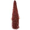 Soft Crochet Synthetic Hair Faux Locs Natural Style Pre Looped Goddess Locs High Temperature Fiber Black Women Braiding