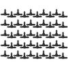 50 Pcs Barbed Hose Connectors Drip Irrigation 1/4" Universal Fittings 3-Way Coupling T Connectors for 4/7 Water Tube Garden Lawn Flower Pot