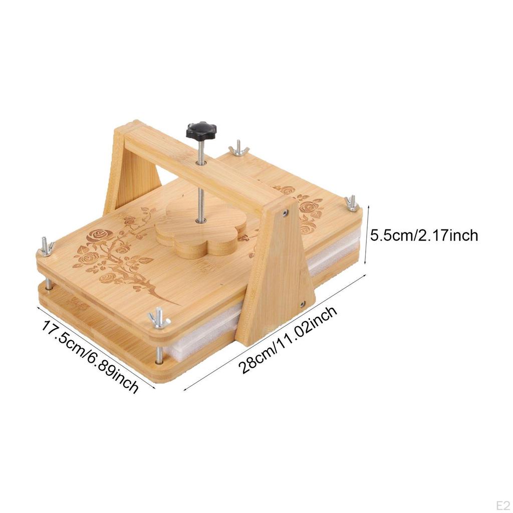 Wood Kit Plant Tool with Rotary Rod for DIY Craft Making and Collection Lightweight 28x17.5cm