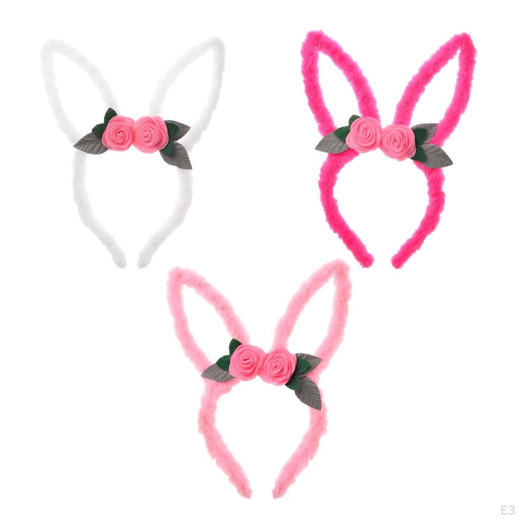Ears Headband Cosplay Easter Bunny Photo Props Lovely Cute Costume Kids Hair Hoop Headwear