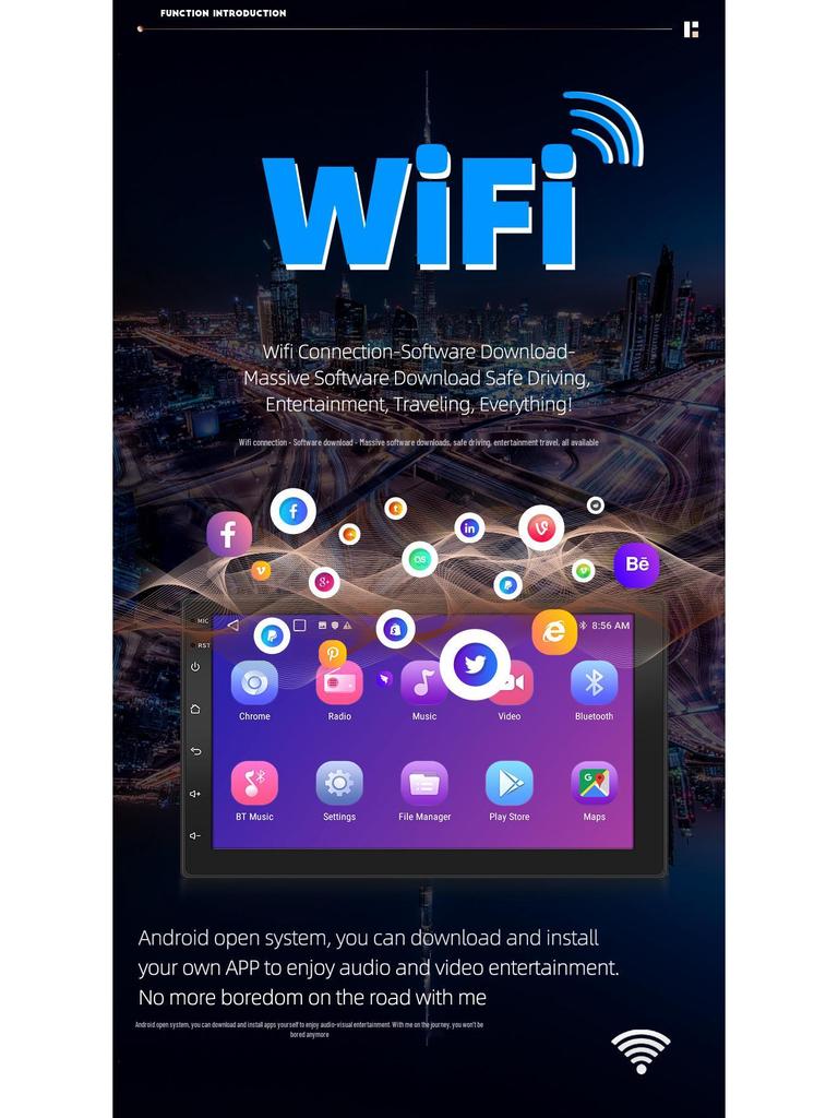 7-inch, 9-inch, 10-inch Android Car Navigation and Reversing System