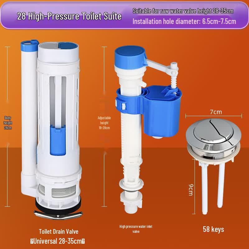 Toilet Fill and Flush Valve Kit