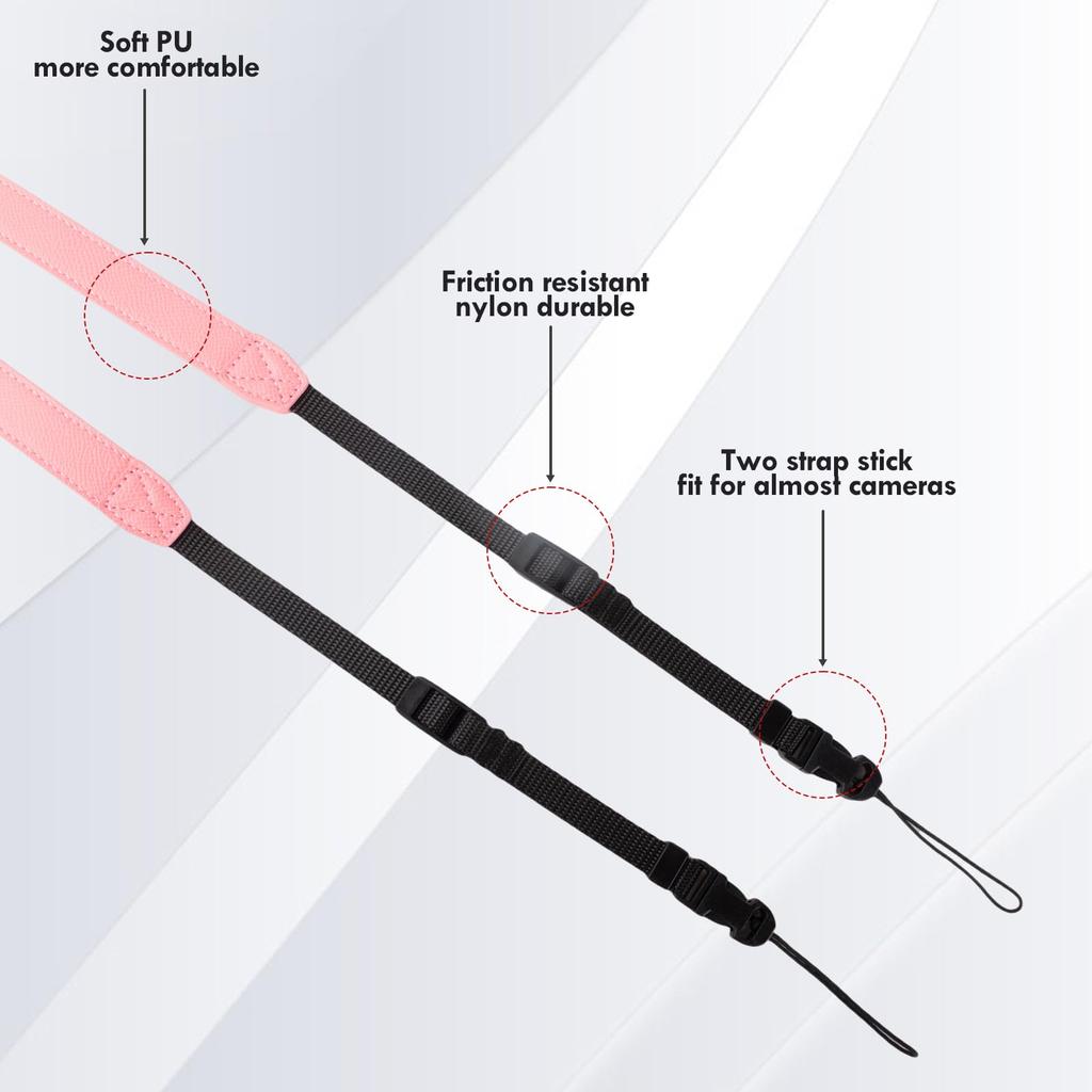 VOVMOEYA Camera Camera Neck Strap for and Panasonic G7X Mark Shoulder Strap for Compact and Mirrorless Digital Stylish Crossbody or Neck Strap with