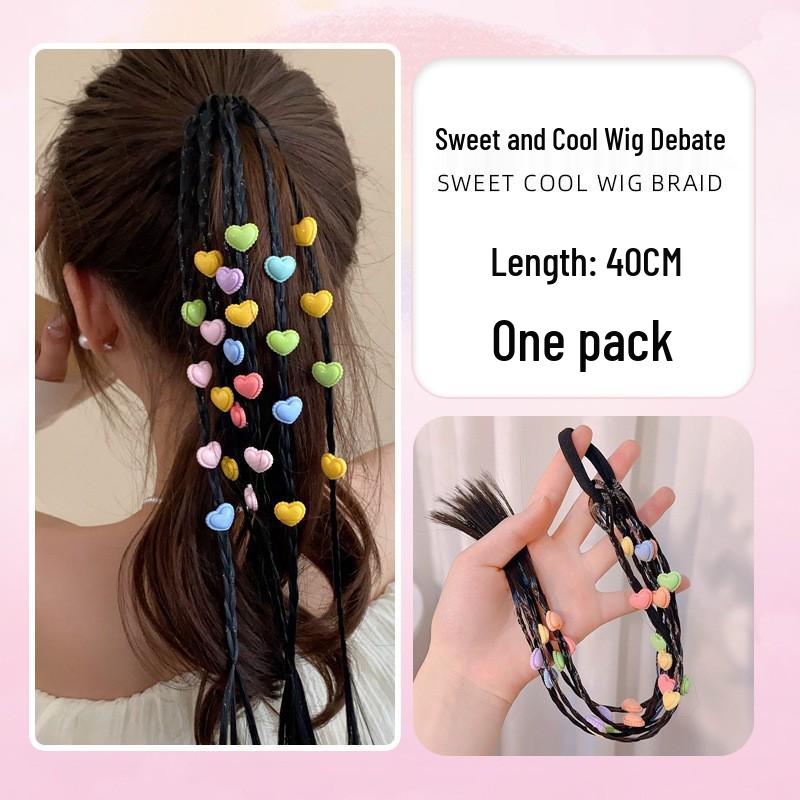 Adorable Butterfly Hair Accessories Set for Girls - Includes Braided Twists, Rubber Bands, and Bow Headbands