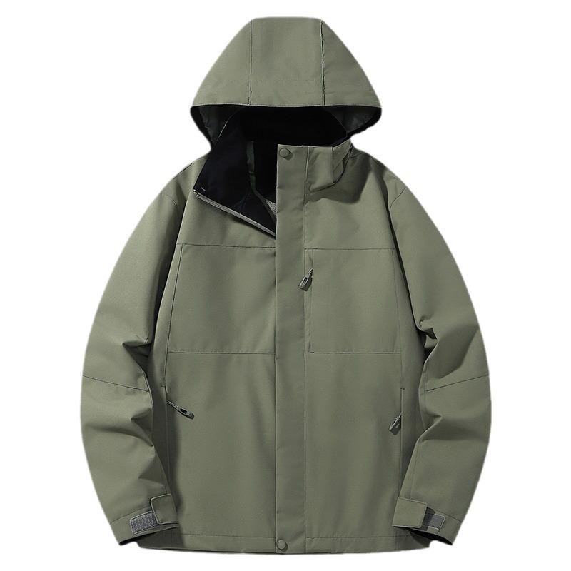 2024 Spring/Autumn Waterproof Windproof Hooded Jacket for Outdoor Sports & Leisure