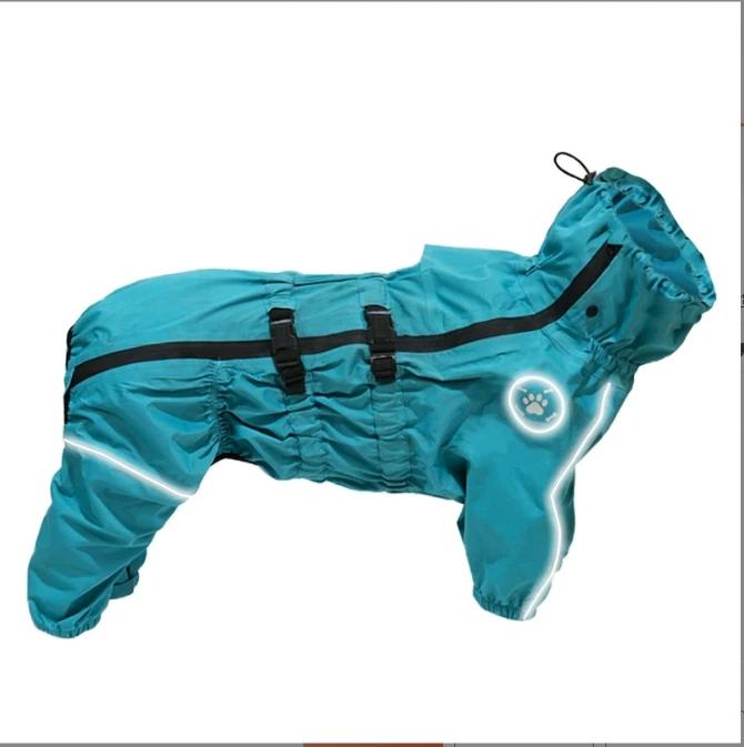 

BeauNook Pet Dog Coat Outdoor Jacket Pet Waterproof Winter Warm Clothes Big Jumpsuit Reflective Raincoat For Medium Large Dogs XS