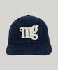 Maugeu Honey Patch Washed Wide Ball Cap Navy