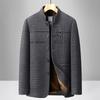 Tucano Men's Fleece-Lined Stand Collar Casual Jacket