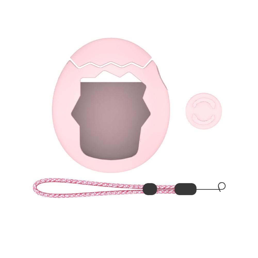 Silicone Games Console Protective Case with Lanyard Full Coverage Skin Cover Sleeve Shockproof for Tamagotchi Paradise