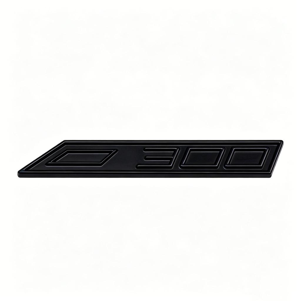 3D Metal 300 R Zinc Alloy Badge Metal Adhesive Emblem Decal Accessories