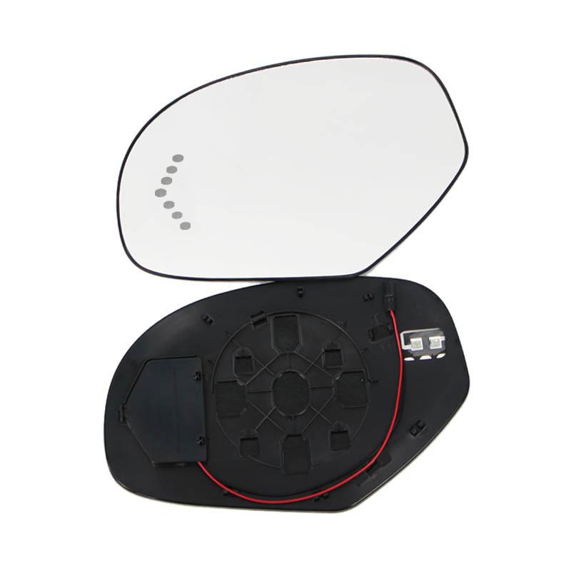 2PCS For Cadillac Escalade ESV Chevrolet Avalanche Silverado Suburban Tahoe GMC Yukon Heated Rear Side Wing Mirror Glass