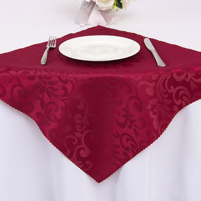 Factory Price Reusable Napkins Table Cloth Polyester Serving Napkin Dish Mat Cutlery Hotel Dinner Home Wedding Decoration