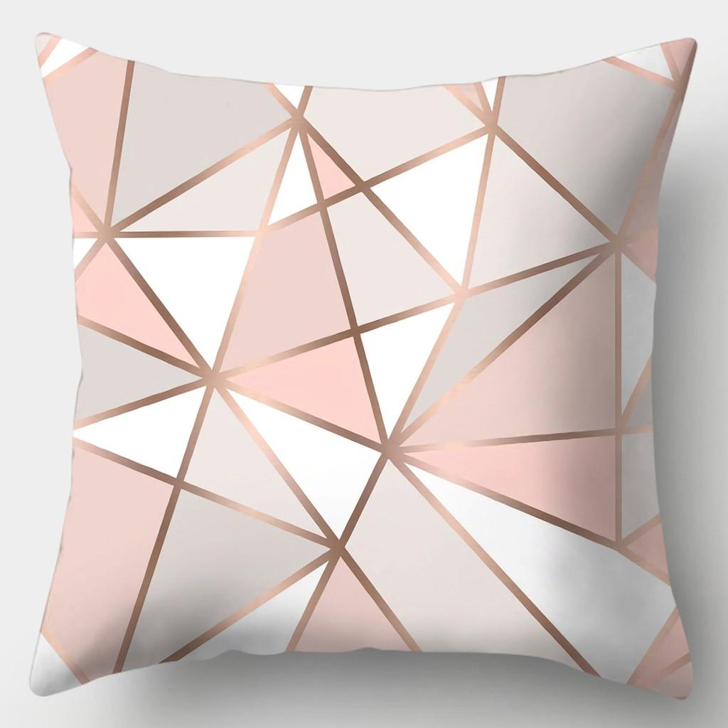 Pink Series Pillowcase 45cmX45cm Square Sofa Pillow Cover Rose Cushion cover