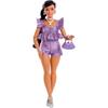 Barbie Deluxe Style Purple Hot Pants Doll Set for Role Play Ages 4 and Up