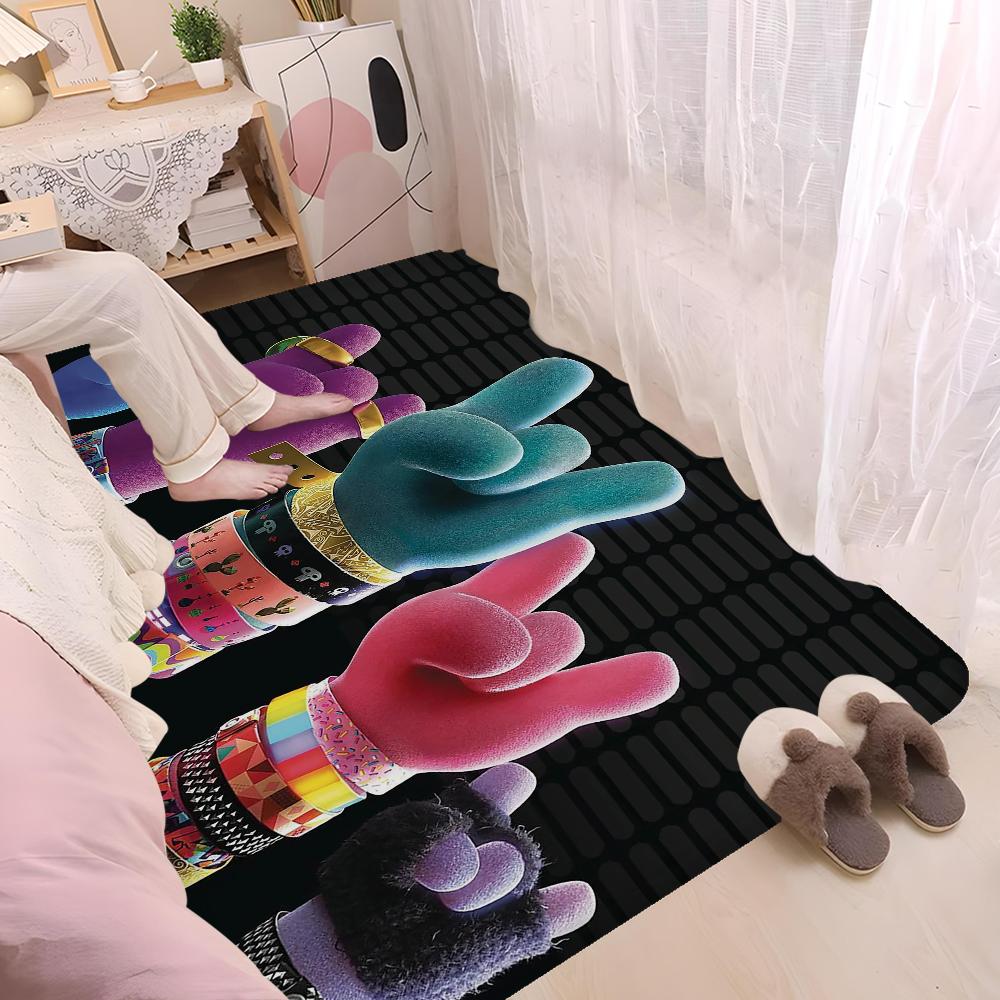 Cartoon T-Trolls Bathroom Mat Kids Room Bedroom Decoration Balcony Anti-Slip Doormat Living Room Welcome Rug