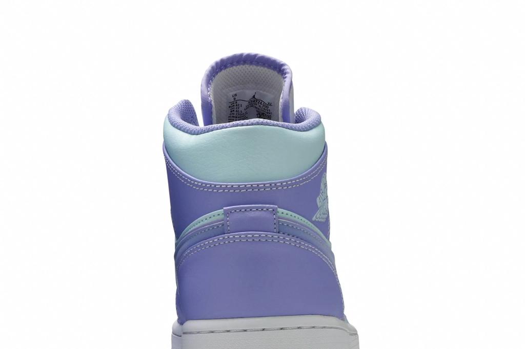 554724-500 Nike Air Jordan 1 Mid "Purple Aqua" (Unisex)