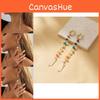 Fall 2023 Stylish Fashion Colorful Irregular Natural Stone Earrings For Urban Women