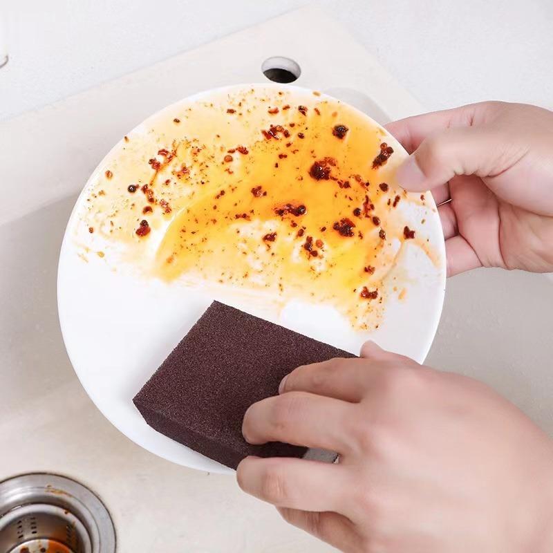 1 Pcs Large Area Carborundum Fine Flexible Descaling Clean Magic Brush Sanging Sponge