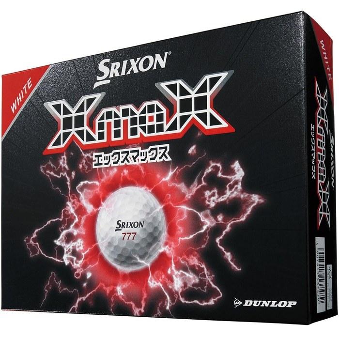 Dunlop Srixon XMAX2 Golf Balls 2026 Model 1 Dozen (12) White 46.27mm