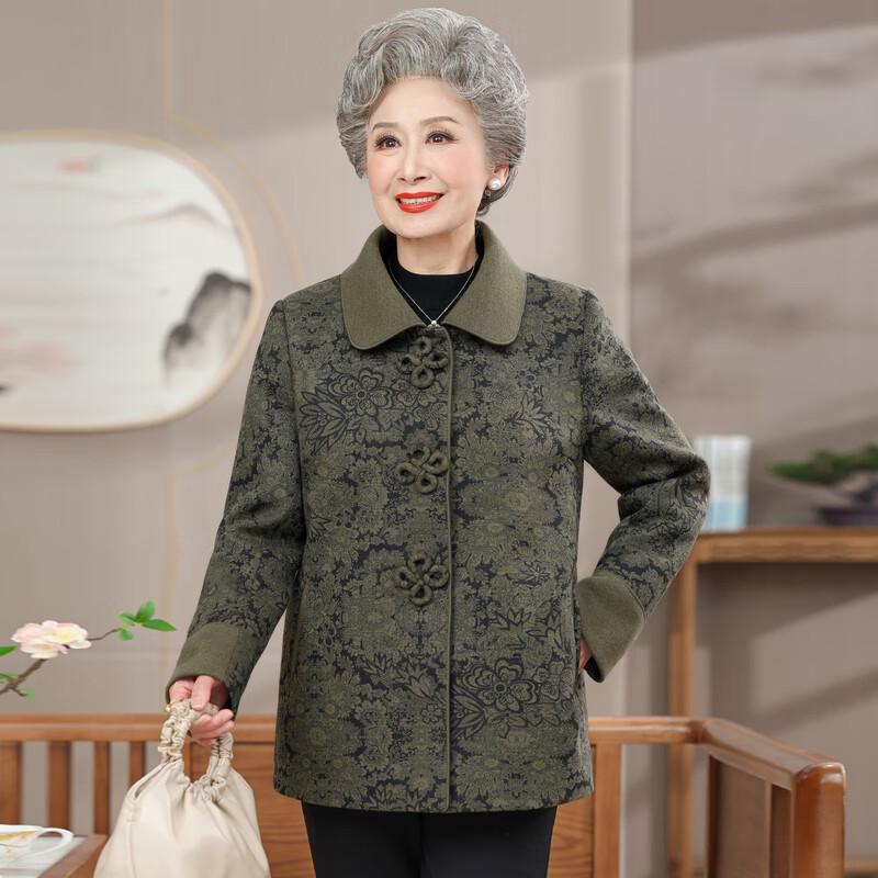 Elderly Women's Autumn/Spring Long-Sleeve Jacket