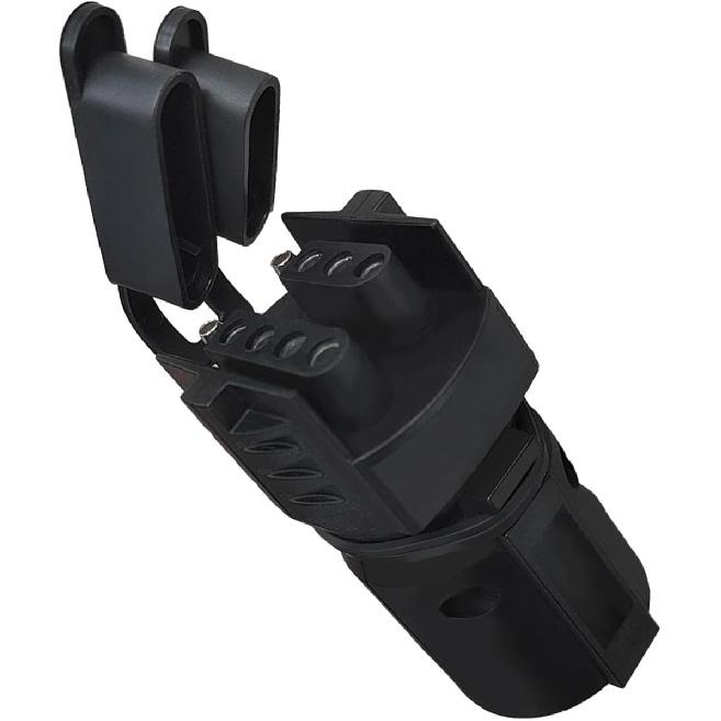 Trailer Plug Adapter, 7 Pin to 4 and 5 Flat Blade Connector, Universal 2-in-1