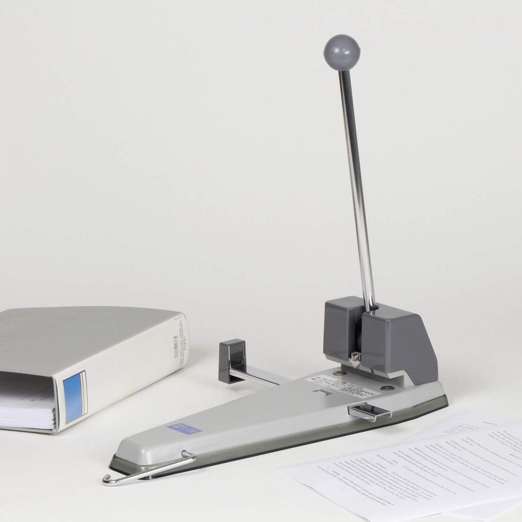 Open Industrial Heavy-Duty Hole Punch (2 Holes) PU-3000 Beige
