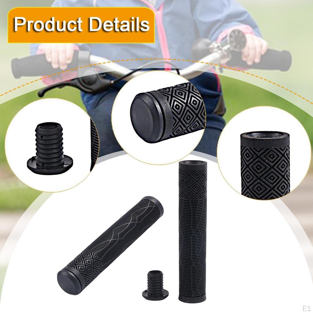 2 Pieces Bike Handlebar Grips Handle Bar Wraps Anti Slip High Performance