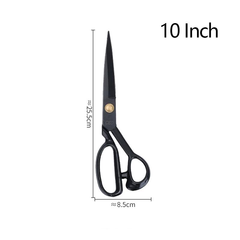 8-12 Inch Cutting Scissors Sewing Cutting Metal Large Scissors Leather Cloth DIY Sewing Supplies Household Thickening Scissors
