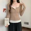 Reiner Wind Spitze Spitze Tief ausgeschnittenes T-Shirt Damen Frühling Urlaub Zwei Bm Blumen Basishemd mit kurzem Oberteil