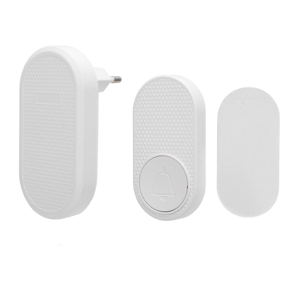 Wireless Doorbell 328ft Range 33 Ringtone 4 Volume Levels Mute Mode Home Door Bell with Push Button for Indoor