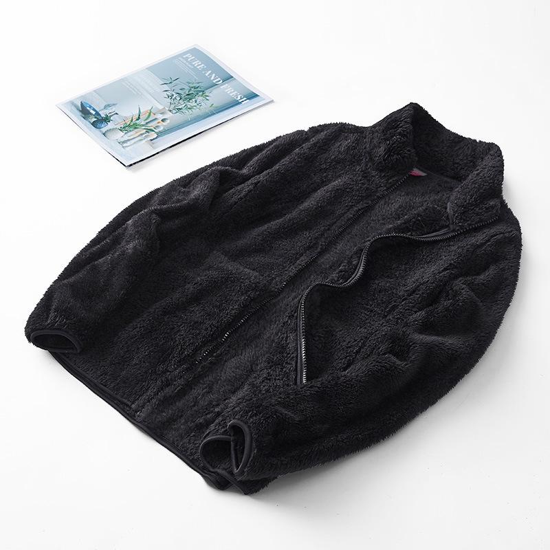 Unisex Sherpa Baseballjacke aus Plüsch - Warme Fleecejacke für Damen & Herren