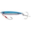 Fishing Lures Metal Portable Lifelike Hard Baits with Hook Fishing Tackle for Saltwater Freshwater 40gLaser Blue